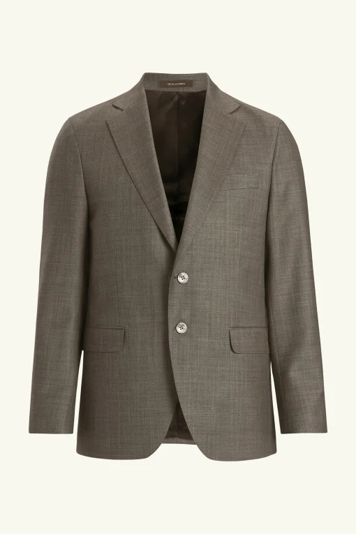 Regular Fit Microstructure Blazer