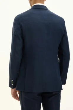 Regular Fit Microstructure Blazer
