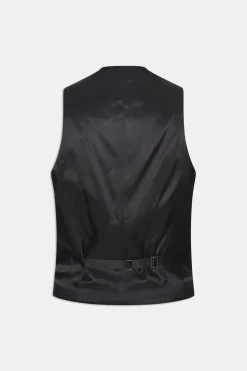 Regular Fit Microstructure Waistcoat
