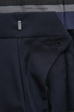 Regular Fit Microstructure Trousers