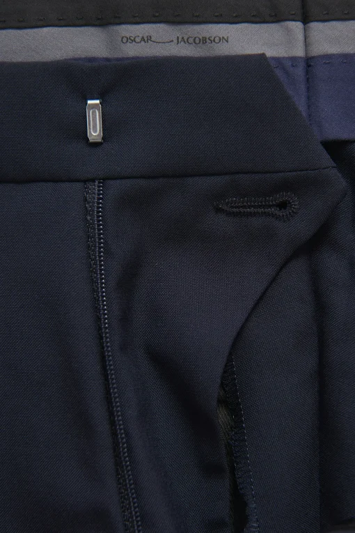 Regular Fit Microstructure Trousers