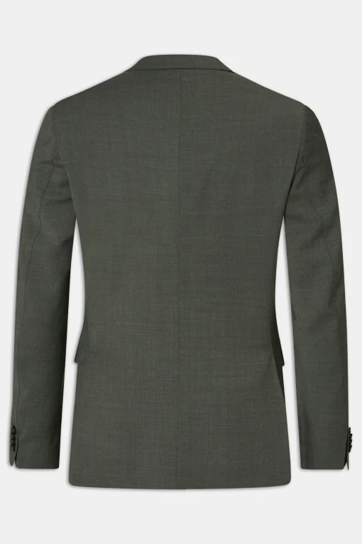 Regular Fit Microstructure Blazer