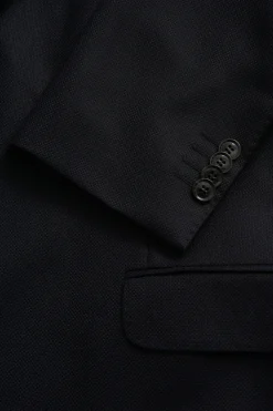 Regular Fit Microstructure Blazer
