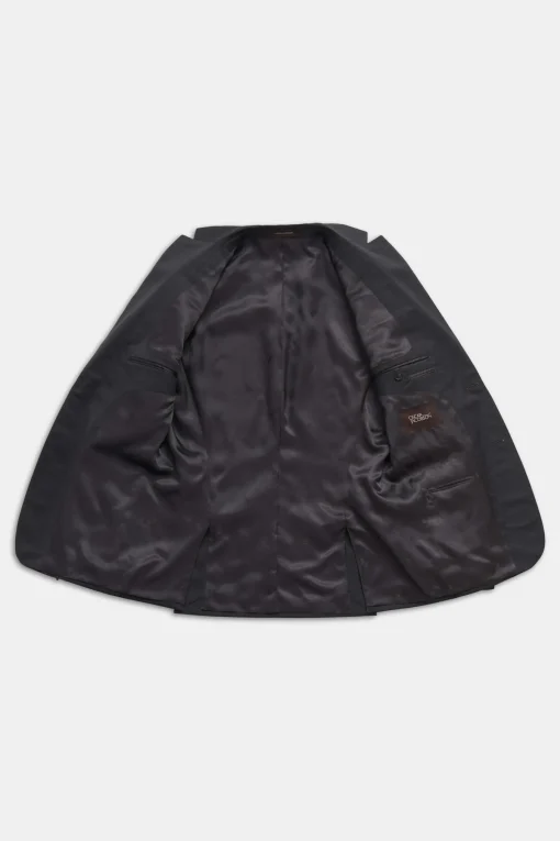 Regular Fit Microstructure Blazer