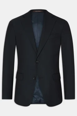 Regular Fit Microstructure Blazer