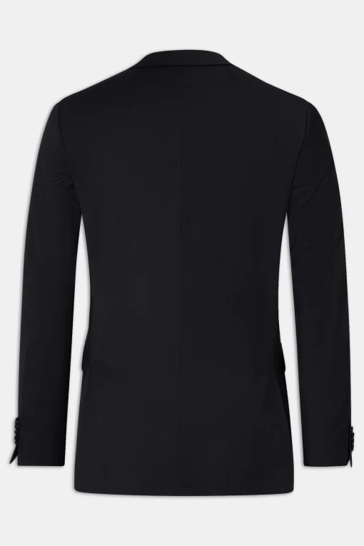 Regular Fit Microstructure Blazer