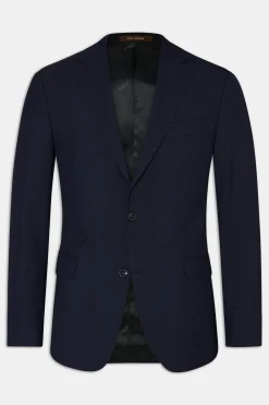 Regular Fit Microstructure Blazer