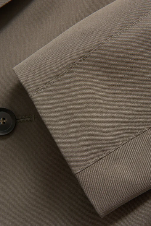 Regular Fit Microstructure Coat