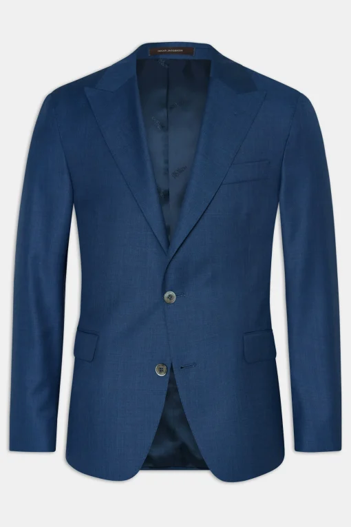Regular Fit Microstructure Blazer