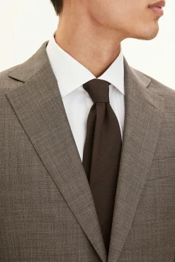 Regular Fit Microstructure Blazer