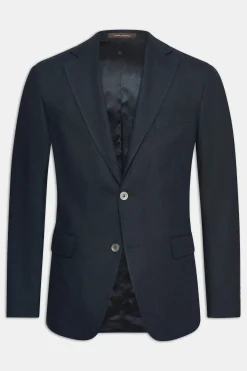 Regular Fit Microstructure Blazer