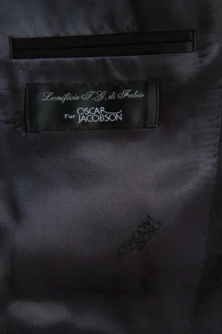 Regular Fit Microstructure Blazer