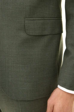 Regular Fit Microstructure Blazer