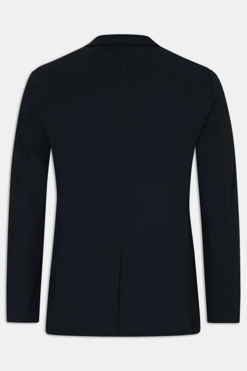 Regular Fit Microstructure Blazer