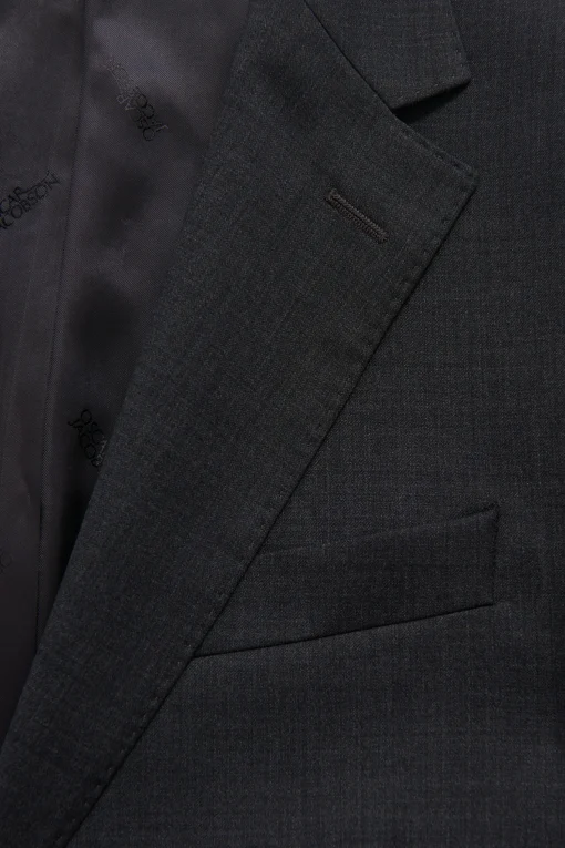 Regular Fit Microstructure Blazer