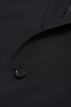 Regular Fit Microstructure Blazer