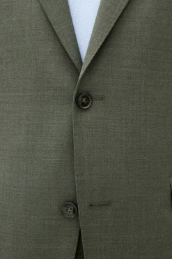 Regular Fit Microstructure Blazer