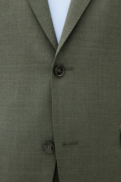 Regular Fit Microstructure Blazer