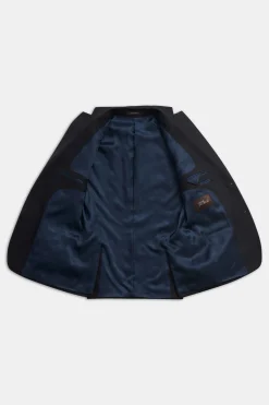 Regular Fit Microstructure Blazer