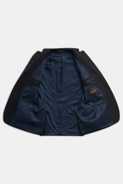 Regular Fit Microstructure Blazer