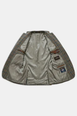 Regular Fit Microstructure Blazer