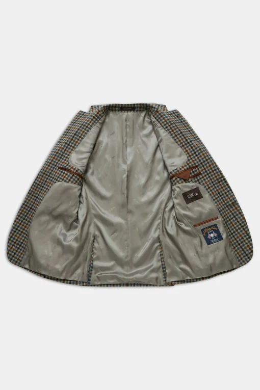 Regular Fit Microstructure Blazer