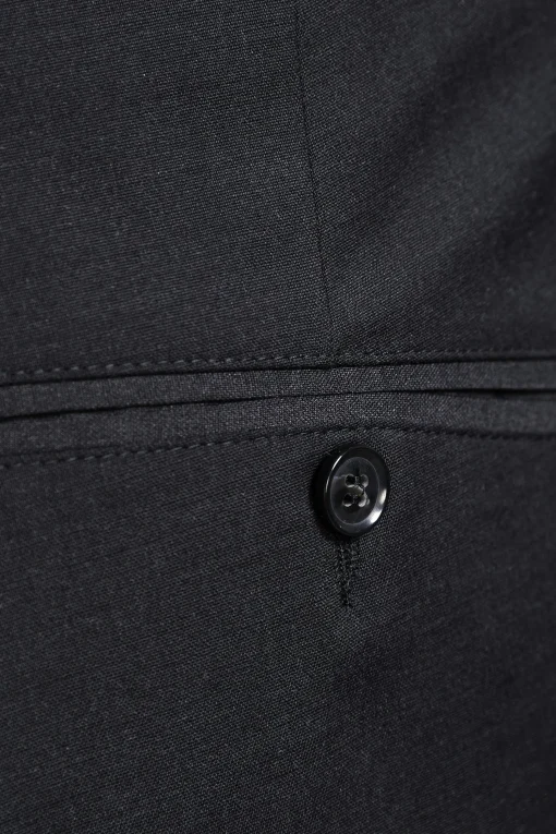 Regular Fit Microstructure Trousers