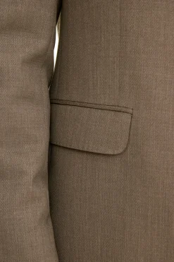 Regular Fit Microstructure Blazer