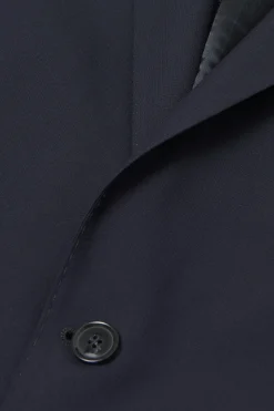 Regular Fit Microstructure Blazer