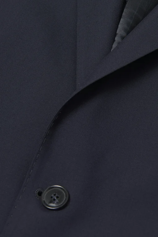 Regular Fit Microstructure Blazer