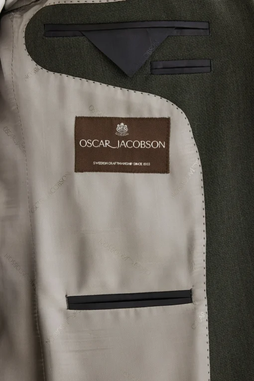 Regular Fit Microstructure Blazer