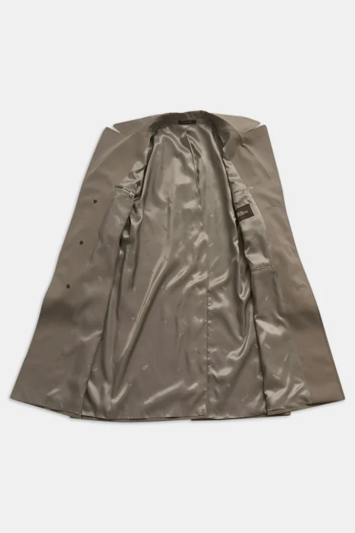 Regular Fit Microstructure Coat