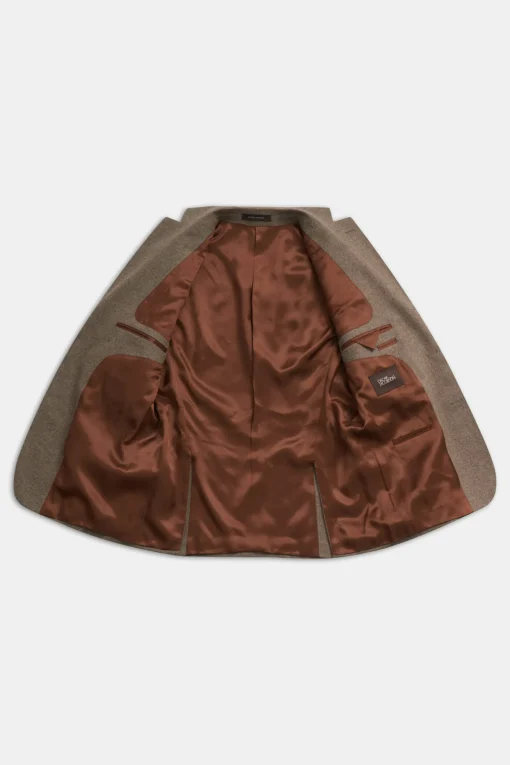Regular Fit Microstructure Blazer