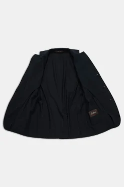 Regular Fit Microstructure Blazer
