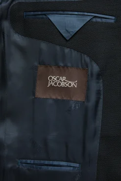 Regular Fit Microstructure Blazer