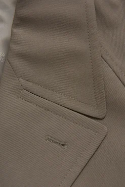 Regular Fit Microstructure Coat