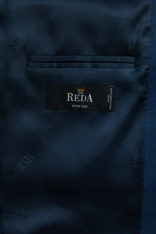 Regular Fit Microstructure Blazer