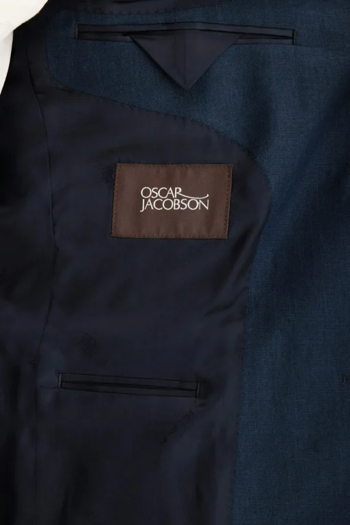 Regular Fit Microstructure Blazer
