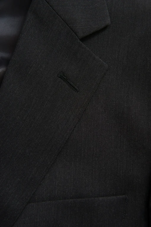 Regular Fit Microstructure Blazer