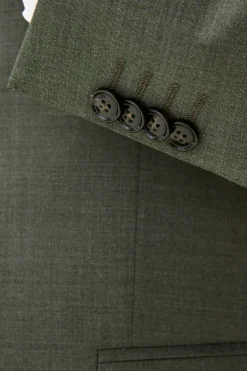 Regular Fit Microstructure Blazer