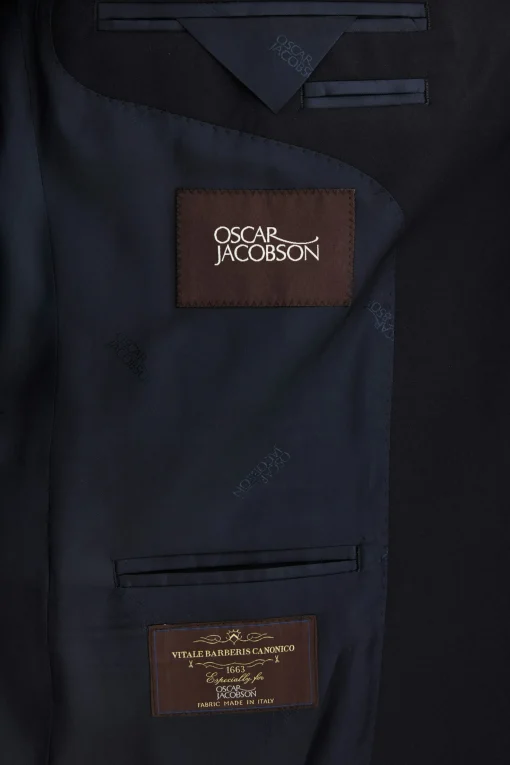 Regular Fit Microstructure Blazer