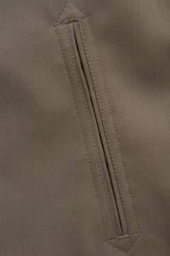 Regular Fit Microstructure Coat