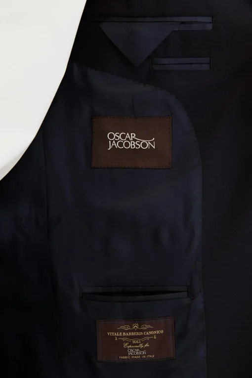 Regular Fit Microstructure Blazer