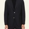 Regular Fit Pinstripe Flannel Blazer