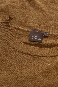 Regular Fit Roundneck Linen Blend Sweater