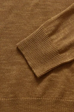 Regular Fit Roundneck Linen Blend Sweater