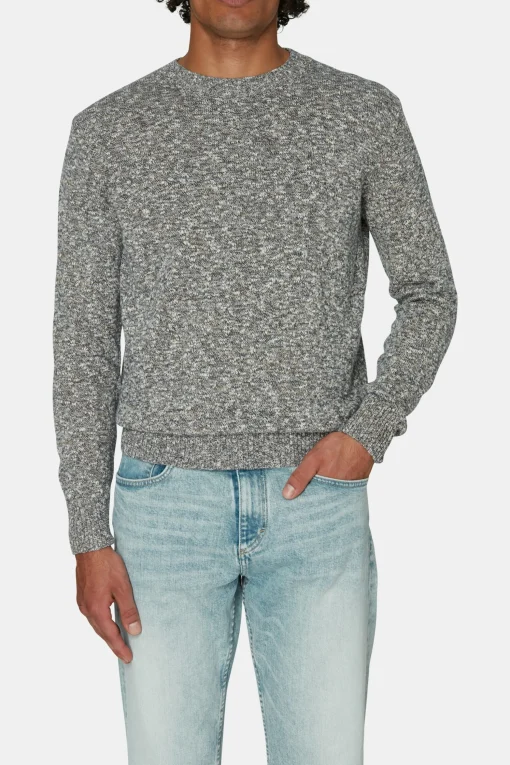 Regular Fit Roundneck Melange Sweater