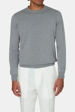 Regular Fit Roundneck Melange Sweater