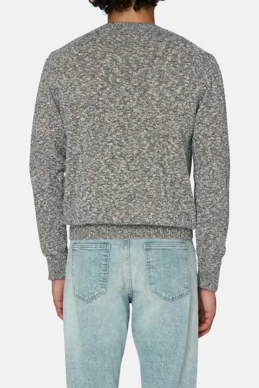 Regular Fit Roundneck Melange Sweater