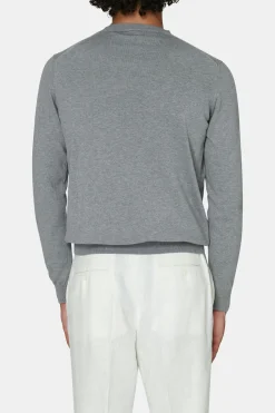 Regular Fit Roundneck Melange Sweater